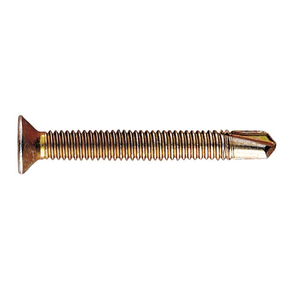 PVC-50 B [CP] Tornillos para carpintería de PVC. Bicromatado. Rosca métrica, punta broca